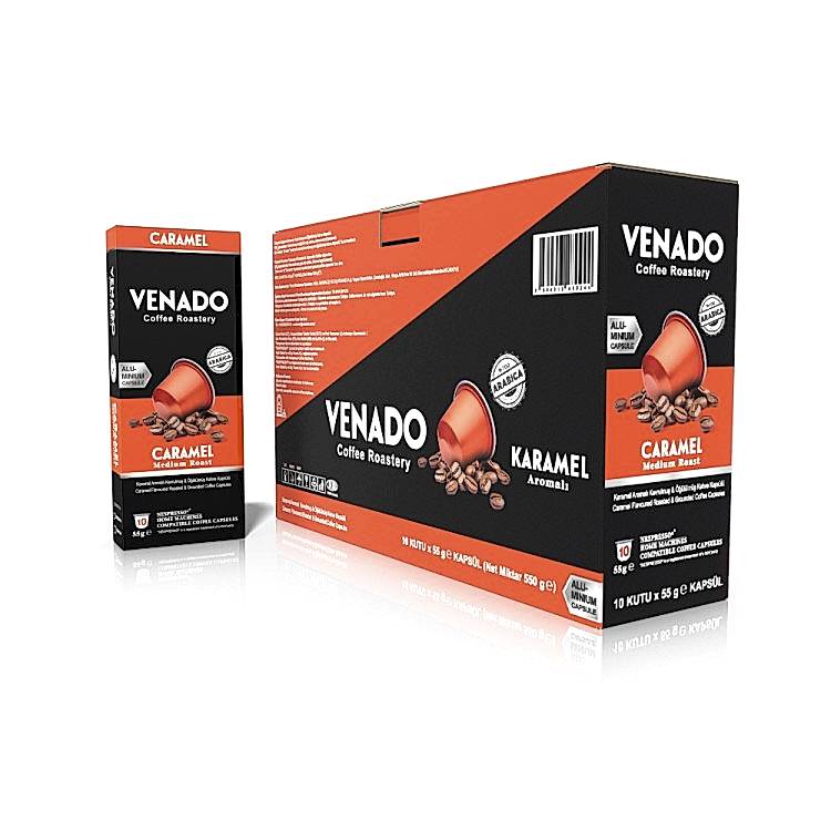 Caramel Kapsül Kahve 10'lu Display